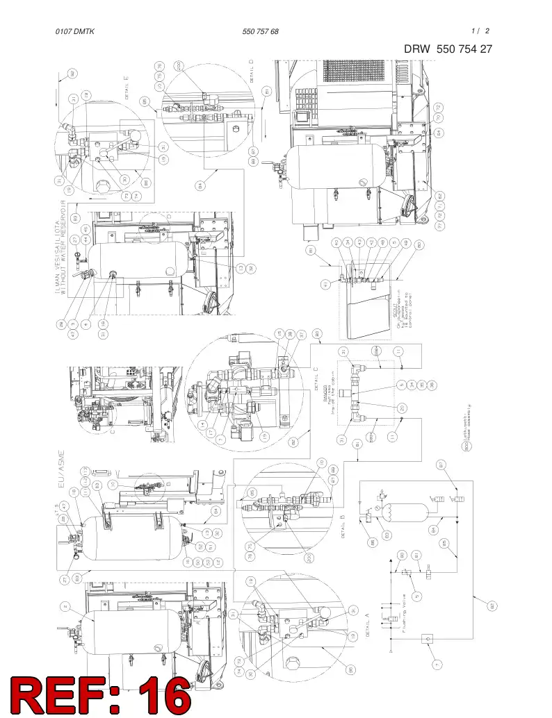 16063480 160 634 80 M/F REDUCING NIPPLE - Sandvik Technical Drawing