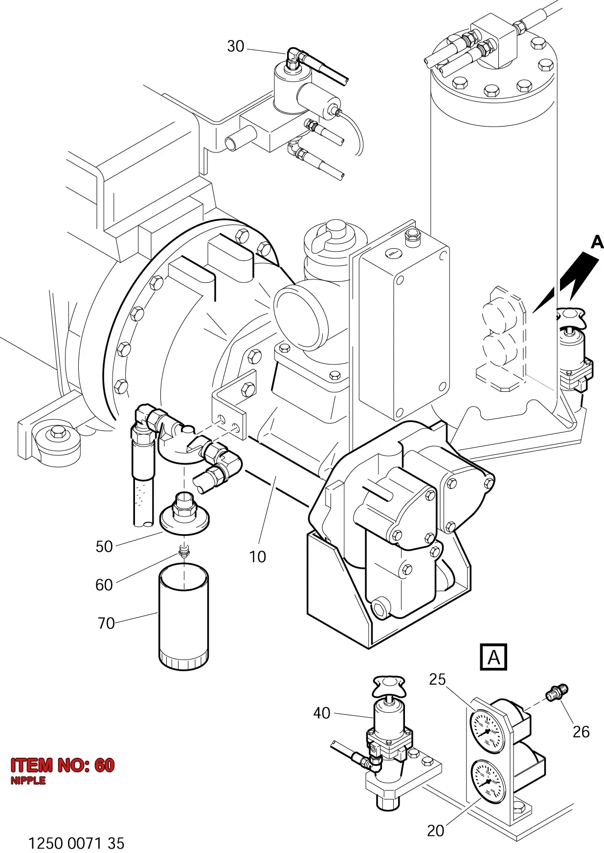 1619 3770 00 NIPPLE - Technical Drawing