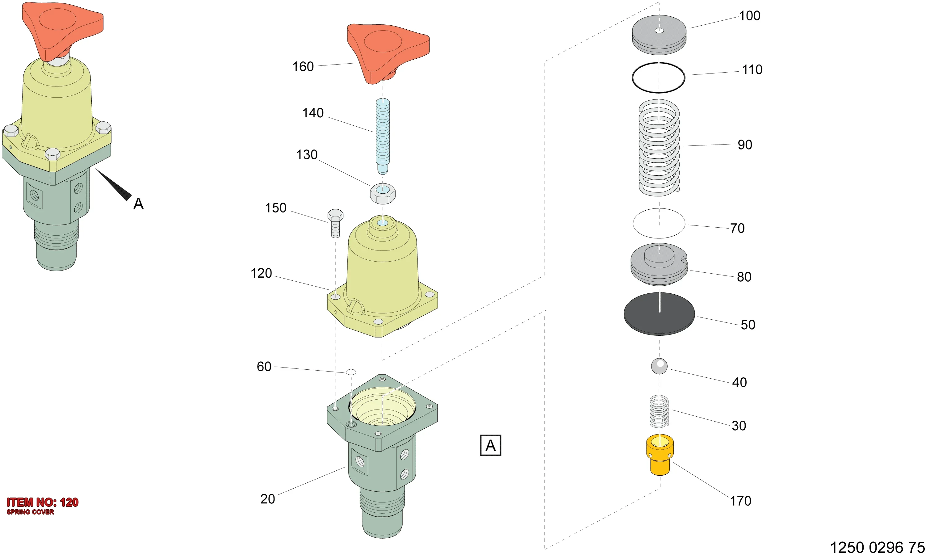 1626 5777 00 SPRING COVER - Technical Drawing