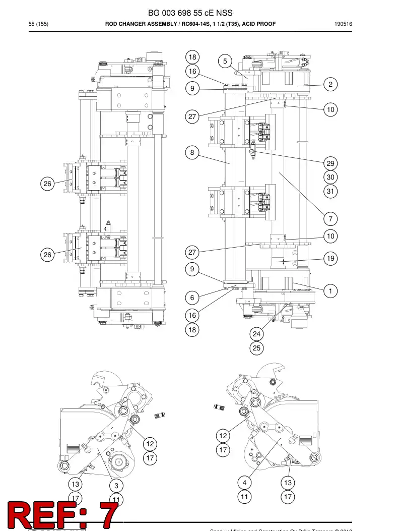 16331818a 163 318 18a Pipe - Sandvik Technical Drawing