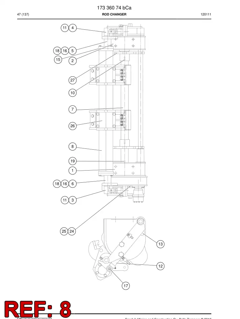 16331948 163 319 48 PIPE - Sandvik Technical Drawing