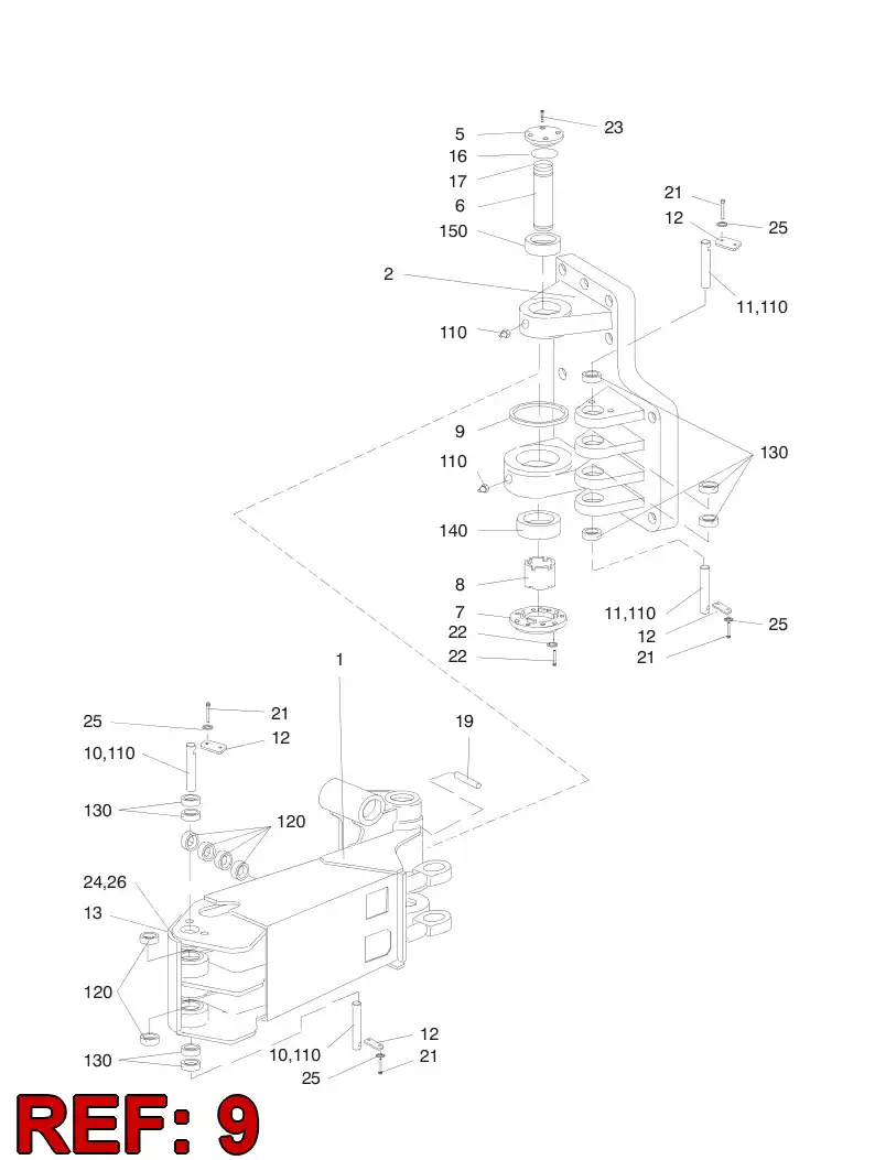 16475878 164 758 78 RING - Sandvik Technical Drawing