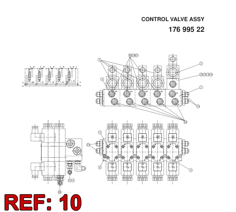 16539378 165 393 78 BASE PLATE - Sandvik Technical Drawing