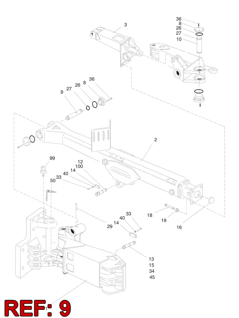 16617848 166 178 48 SHAFT - Sandvik Technical Drawing