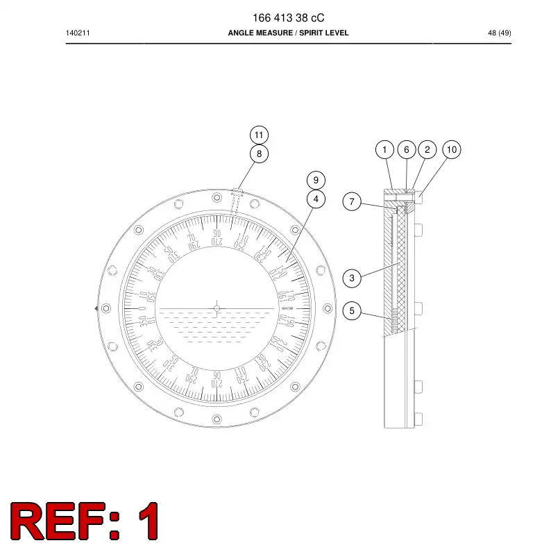 16641468b 166 414 68b Frame - Sandvik Technical Drawing