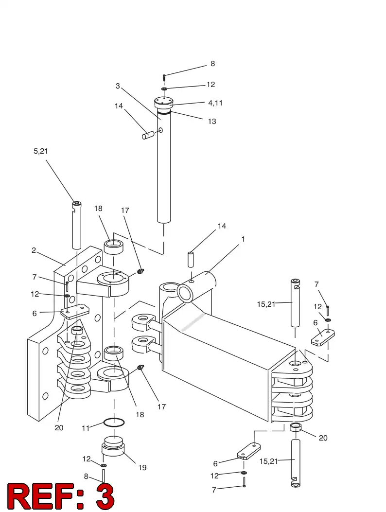 16720798 167 207 98 SHAFT - Sandvik Technical Drawing