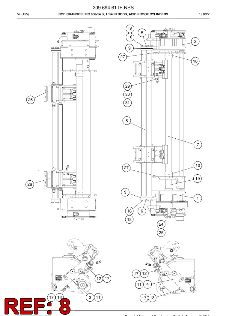 16726748c 167 267 48c Pipe - Sandvik Technical Drawing