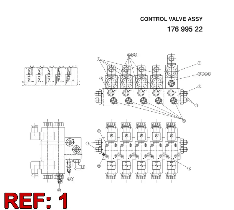 16845548 168 455 48 BASE PLATE - Sandvik Technical Drawing