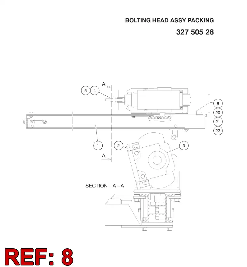 16913708 169 137 08 COVER - Sandvik Technical Drawing
