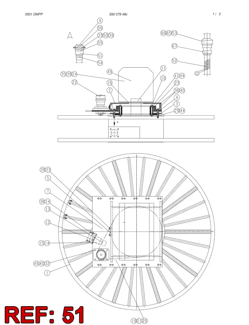 16936388 169 363 88 COVER - Sandvik Technical Drawing