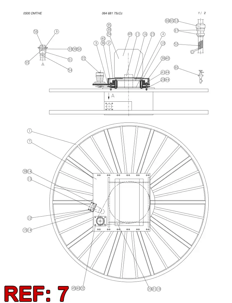 16973518 169 735 18 BRACKET - Sandvik Technical Drawing