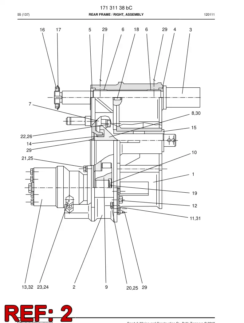 17131008 171 310 08 COVER - Sandvik Technical Drawing