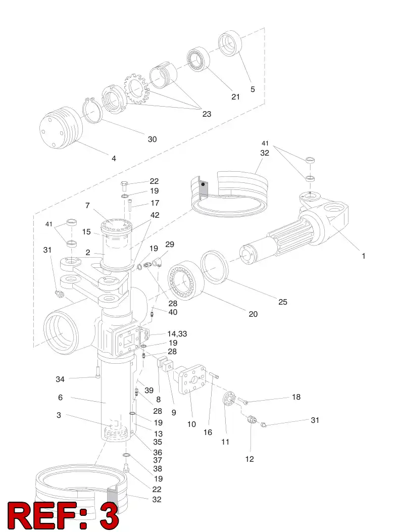 17295688 172 956 88 RACK - Sandvik Technical Drawing