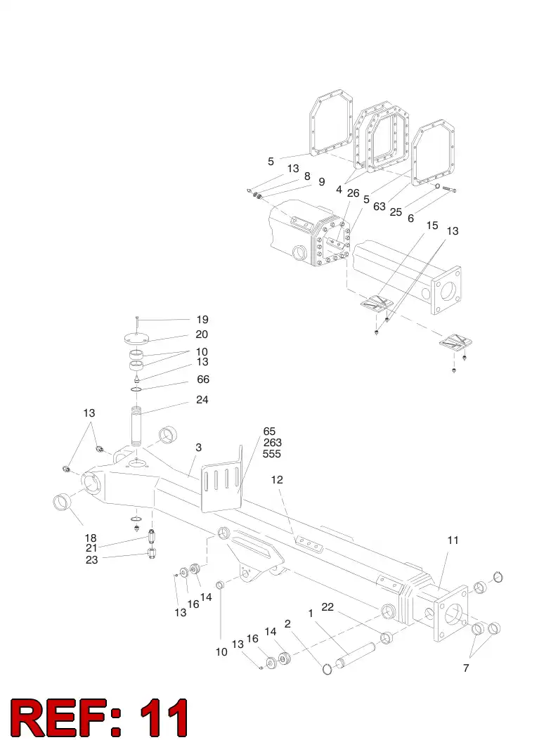 17462718 174 627 18 ZRU707 INNER PIPE - Sandvik Technical Drawing