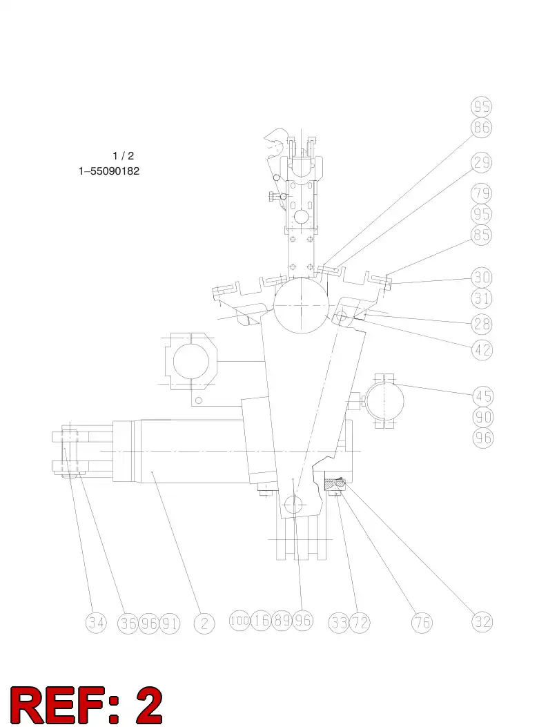17667788 176 677 88 SUPPORT - Sandvik Technical Drawing