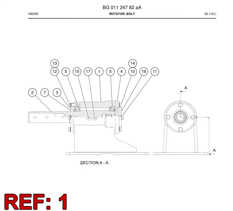 17676708e 176 767 08e Frame - Sandvik Technical Drawing