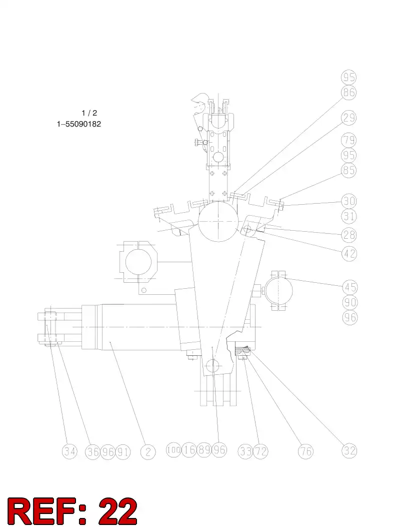 17683418 176 834 18 HOSE GUIDE - Sandvik Technical Drawing