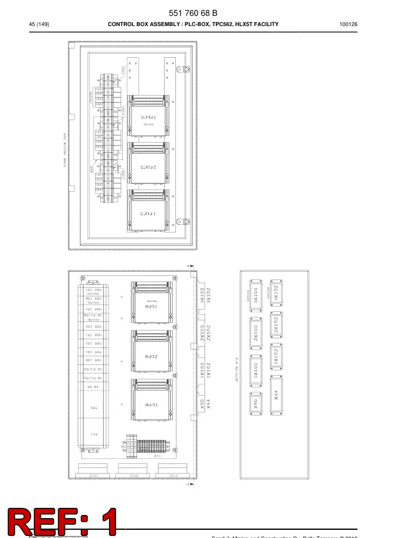 17734658 177 346 58 PDCS -MODULE ASSEMBLY - Sandvik Technical Drawing
