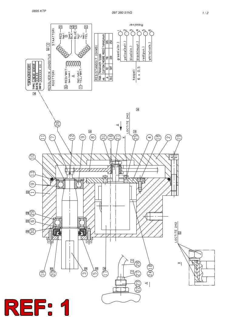 17736708 177 367 08 FRAME - Sandvik Technical Drawing