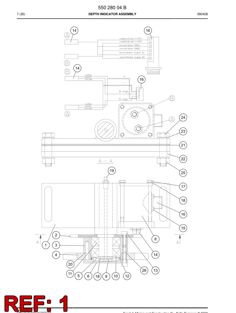 17740088a 177 400 88a FRAME MACHINING - Sandvik Technical Drawing