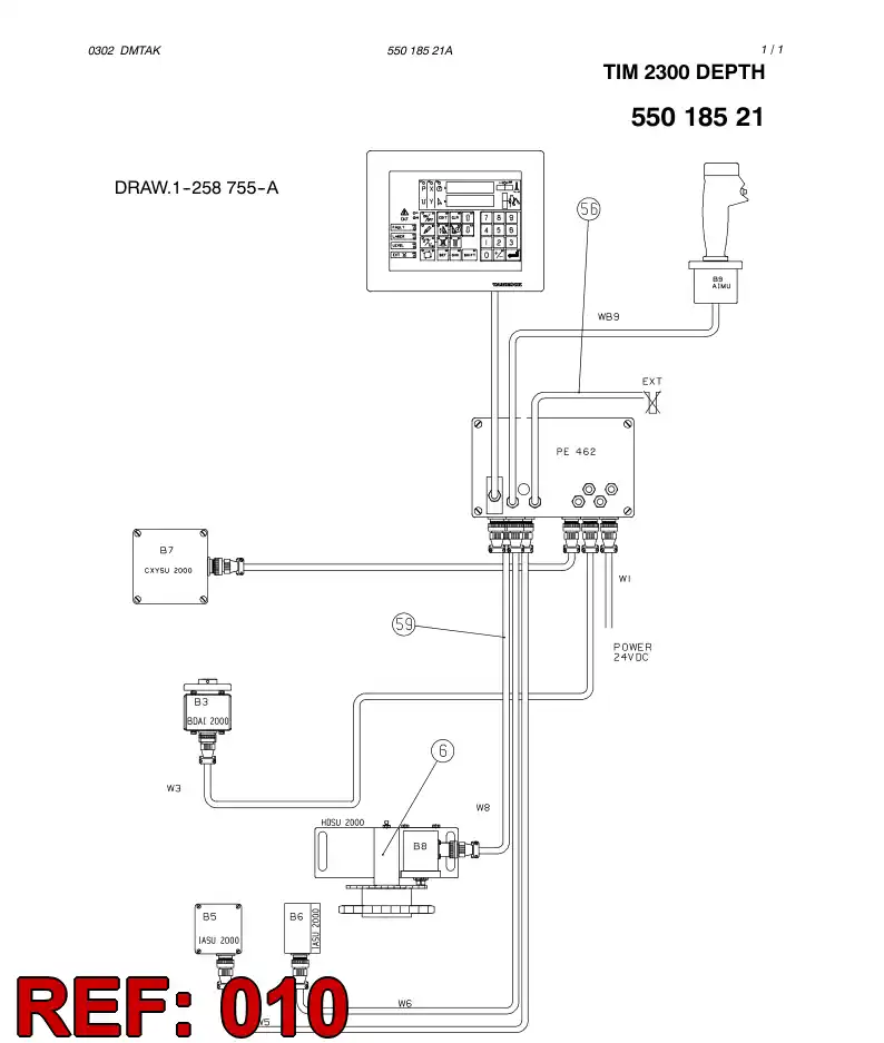 17740102 177 401 02 HOLE DEBTH SENSOR - Sandvik Technical Drawing
