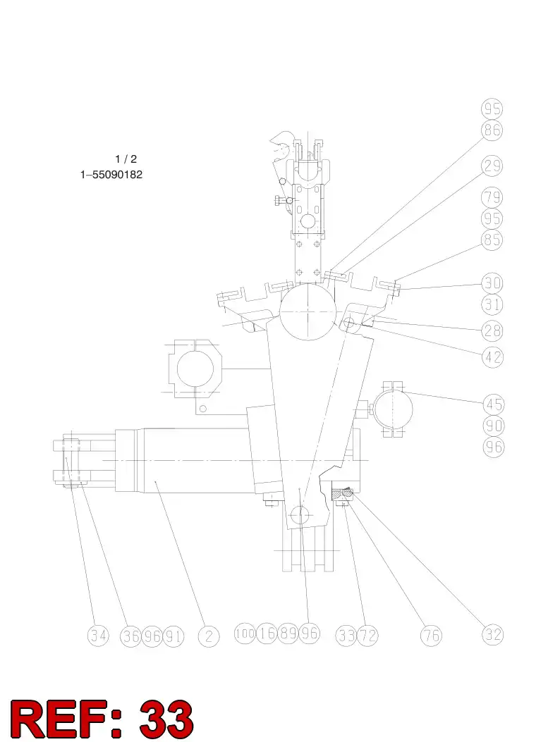 20319888 203 198 88 CONNECTING PIECE - Sandvik Technical Drawing