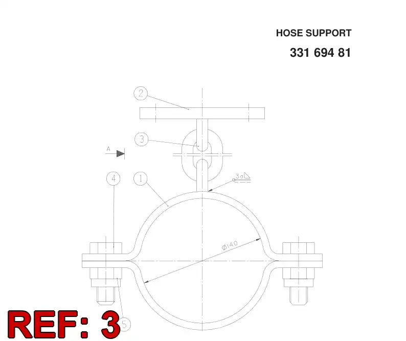 20381108 203 811 08 CHAIN - Sandvik Technical Drawing