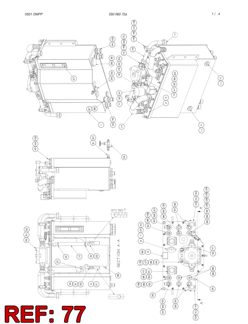 20387728 203 877 28 ADAPTER - Sandvik Technical Drawing