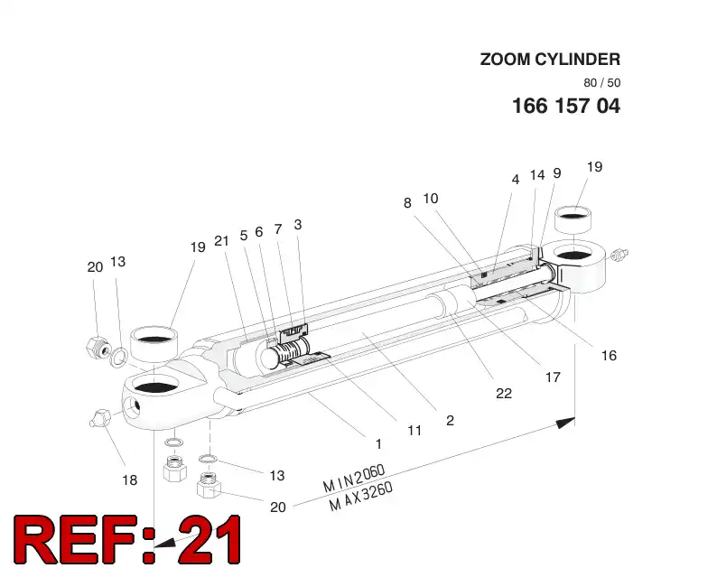 20463908 204 639 08 LIMIT BUSHING - Sandvik Technical Drawing