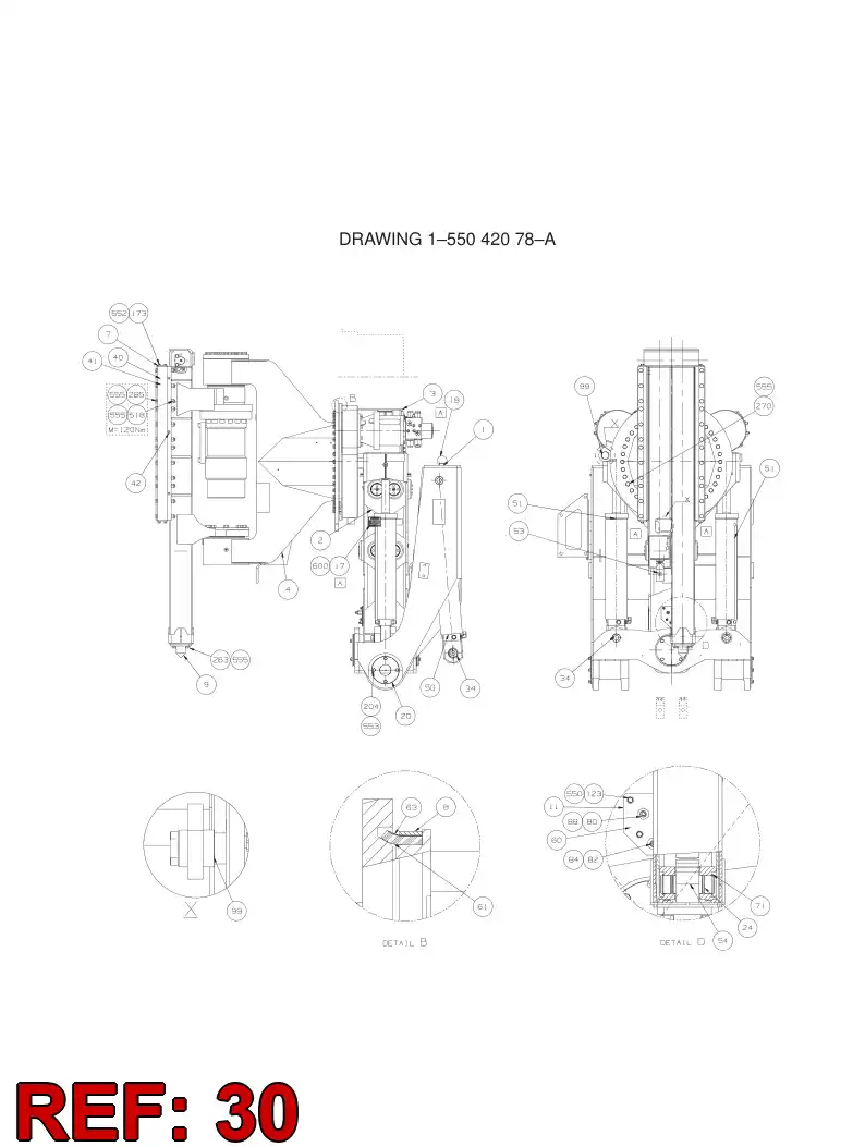 20467658 204 676 58 LOCKING RING - Sandvik Technical Drawing
