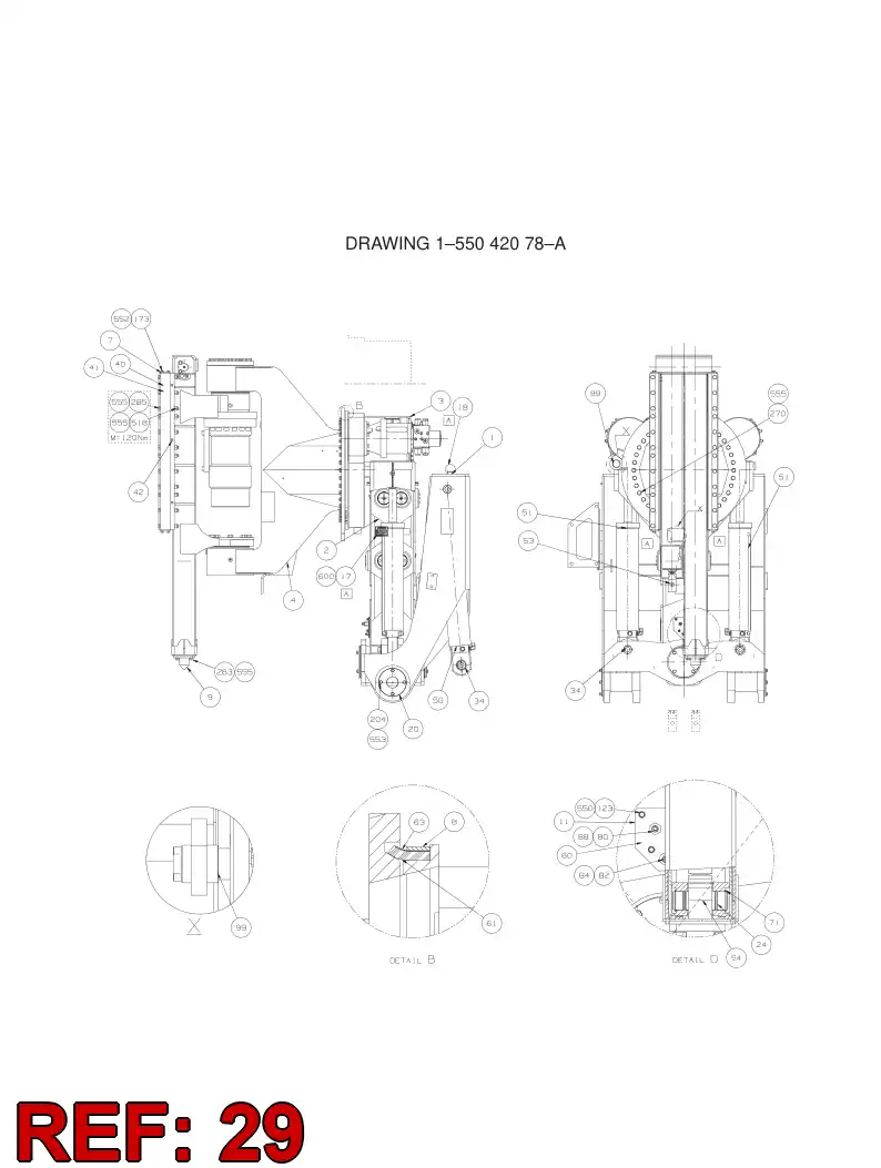 20467788 204 677 88 Slide piece - Sandvik Technical Drawing
