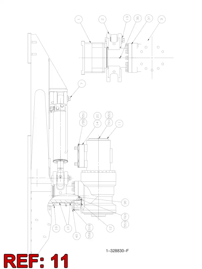 20533808 205 338 08 COVER - Sandvik Technical Drawing