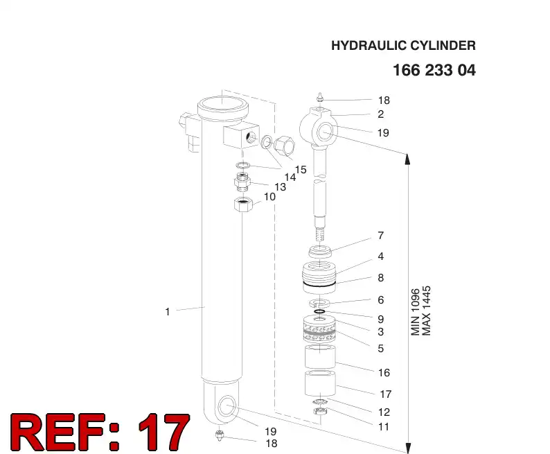 20535127 205 351 27 LIMIT BUSHING - Sandvik Technical Drawing