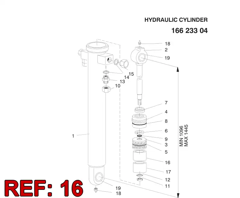 20535128 205 351 28 LIMIT BUSHING - Sandvik Technical Drawing
