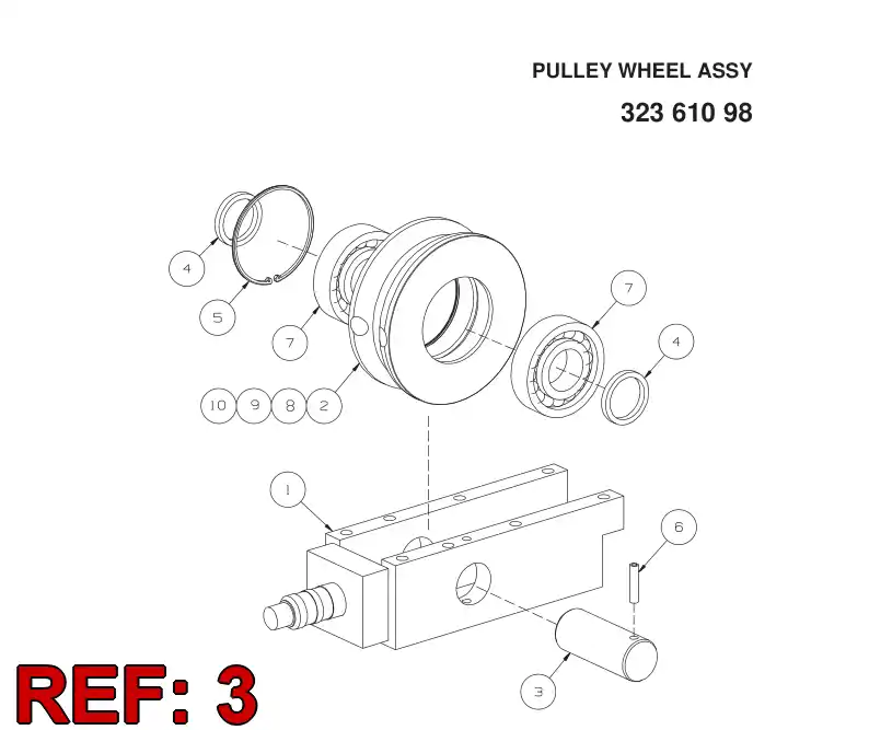 20611688 206 116 88 SHAFT - Sandvik Technical Drawing