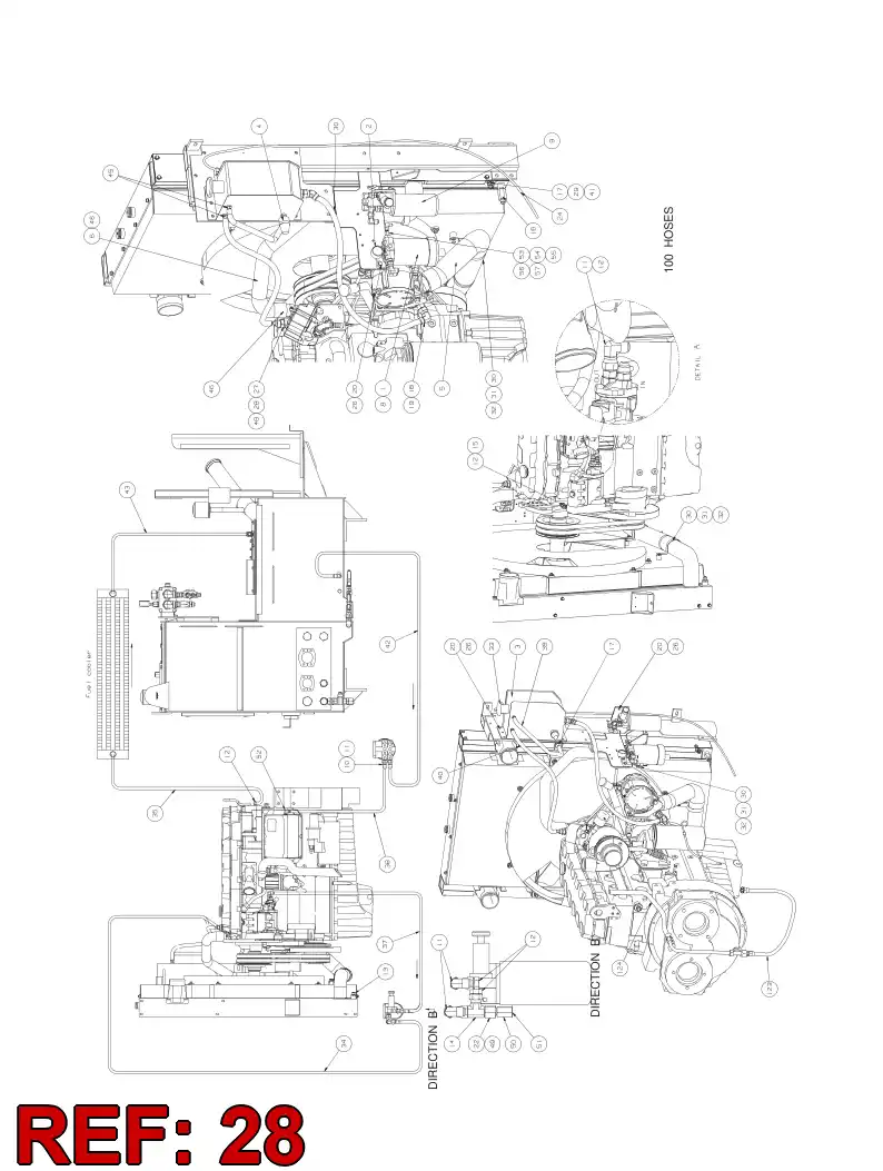 20612308 206 123 08 ADAPTER R1/4''-JIC 9/16-18 - Sandvik Technical Drawing