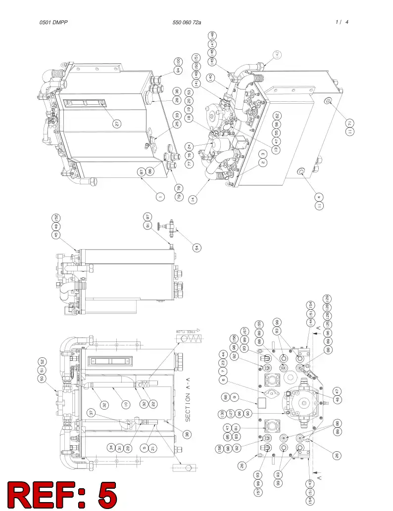 20668278 206 682 78 ADAPTER - Sandvik Technical Drawing