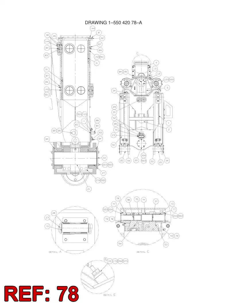 20712168 207 121 68 ADAPTER R4-JIC6 , L=70 - Sandvik Technical Drawing