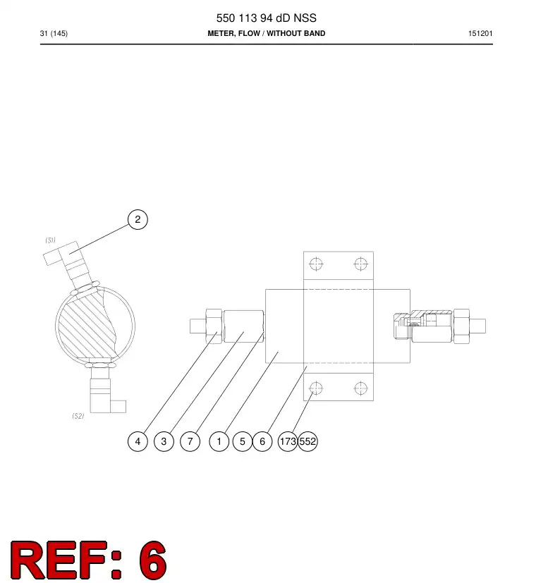 20719668 207 196 68 Ring, Rubber - Sandvik Technical Drawing