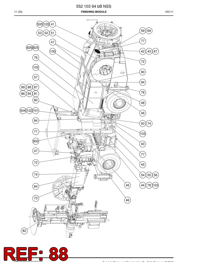 20726128 207 261 28 Sign - Sandvik Technical Drawing