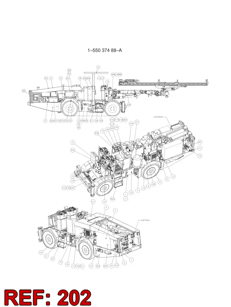 20728148 207 281 48 WARNING SIGN - Sandvik Technical Drawing