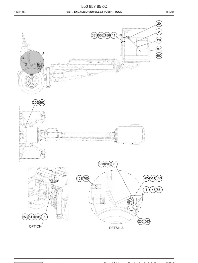 20732808d 207 328 08d Decal, Warning - Sandvik Technical Drawing