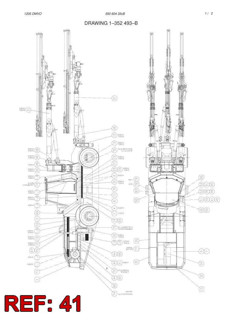 20738608 207 386 08 WARNING ''SAFETY'' - Sandvik Technical Drawing