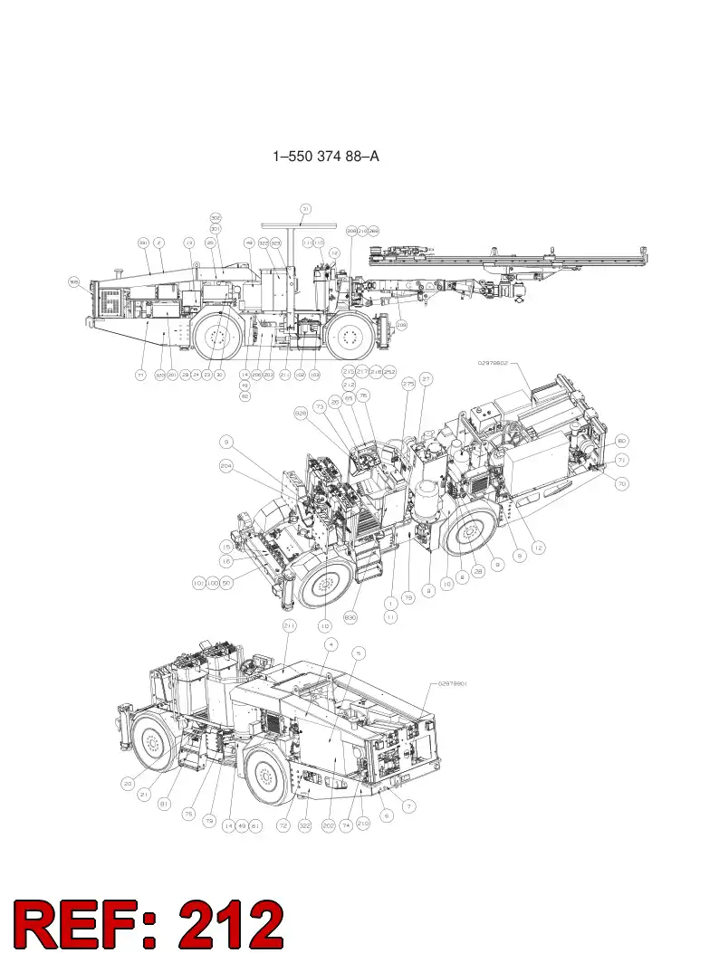 20740128 207 401 28 WARNING SIGN - Sandvik Technical Drawing