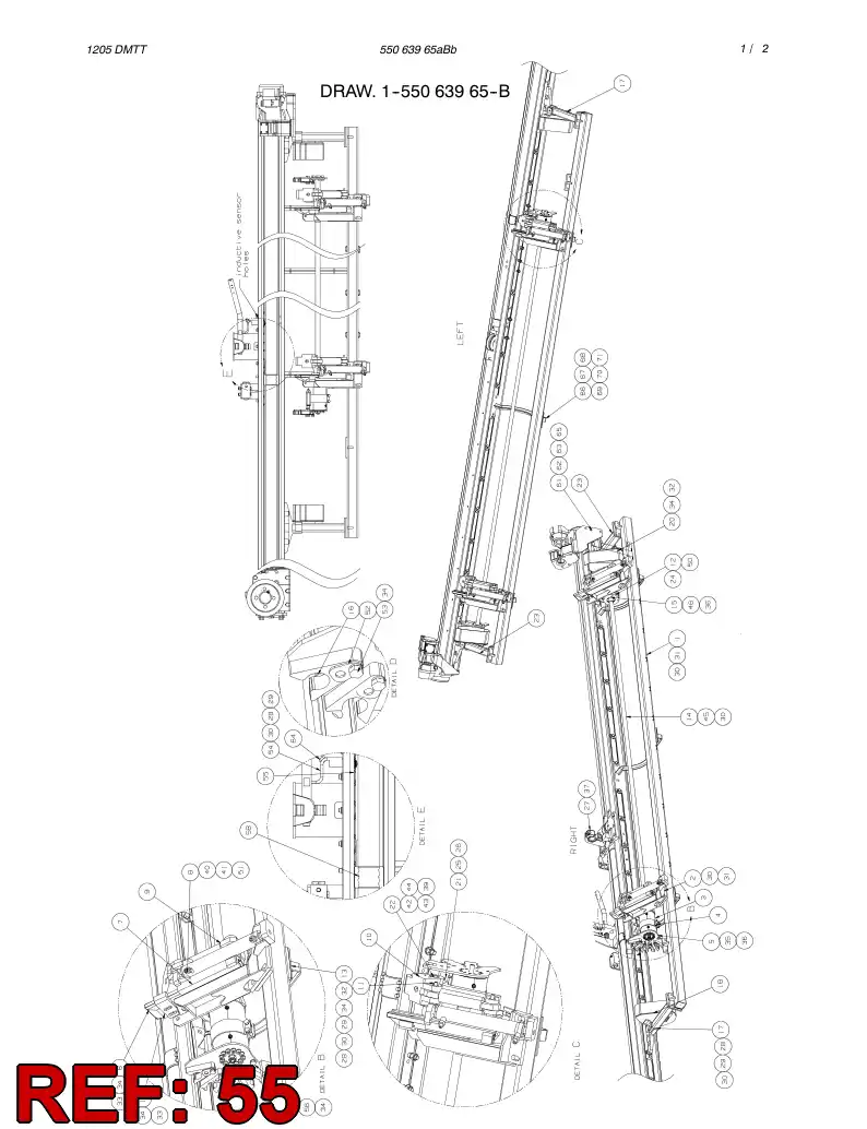 20767688 207 676 88 PROXIMITY SWITCH ASSY - Sandvik Technical Drawing