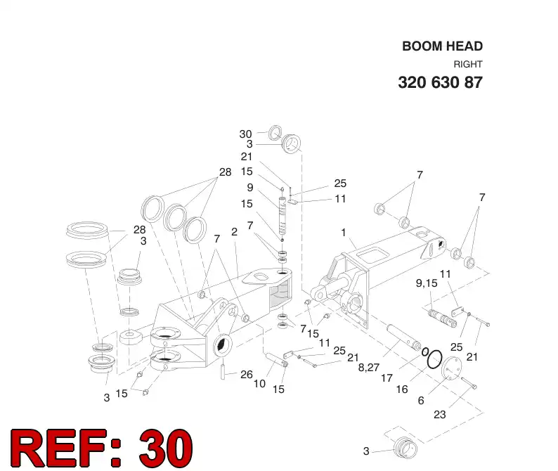 20781018 207 810 18 RENGAS ETUPN KOK.P ZRU - Sandvik Technical Drawing
