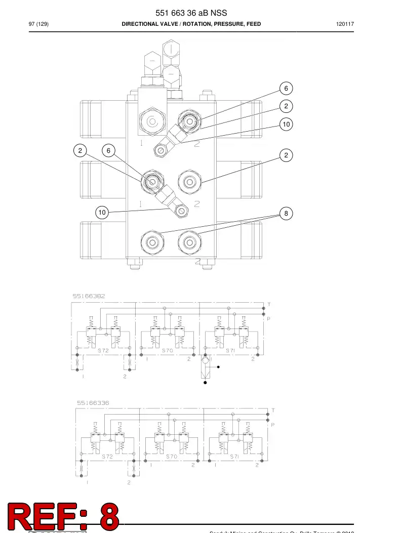 20781688a 207 816 88a Adapter - Sandvik Technical Drawing