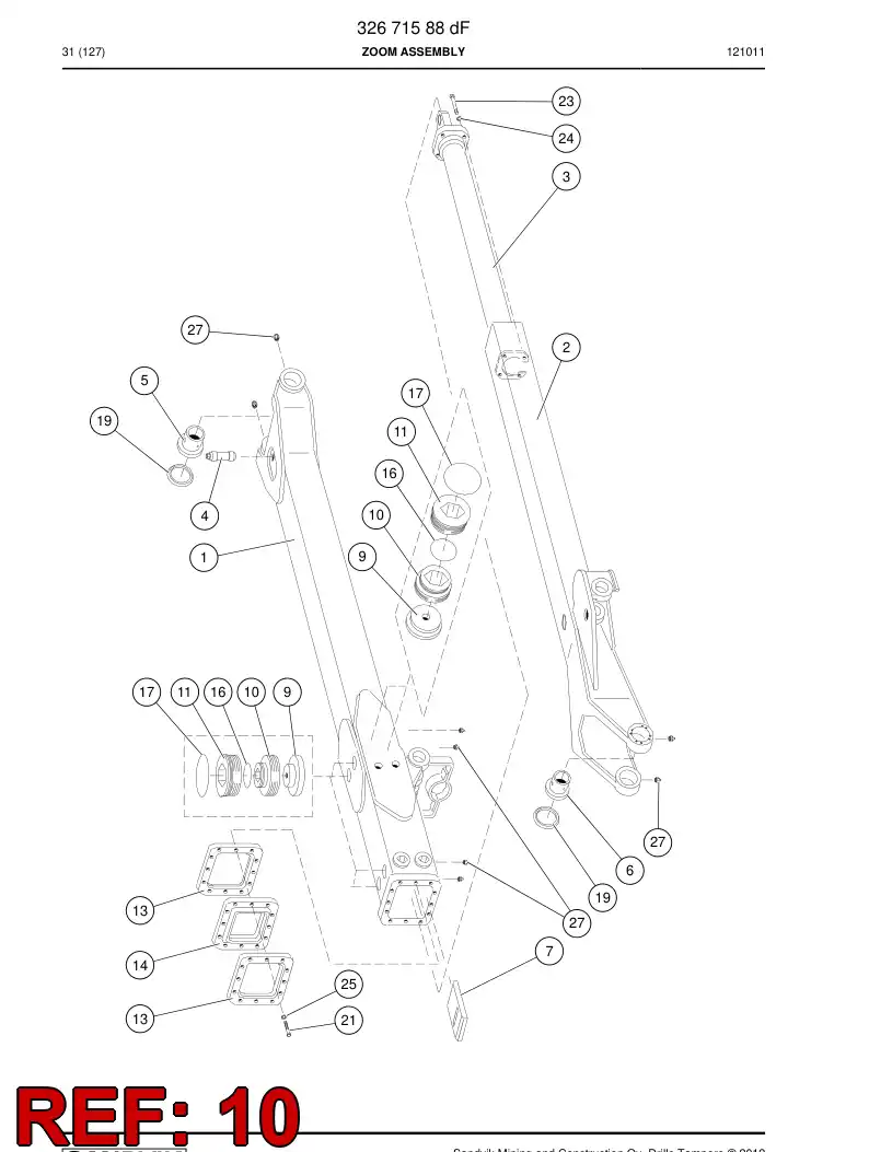 20782568g 207 825 68g Screw, Adjusting - Sandvik Technical Drawing