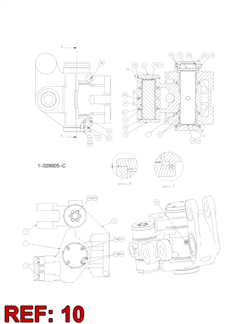 20793908 207 939 08 COVER - Sandvik Technical Drawing
