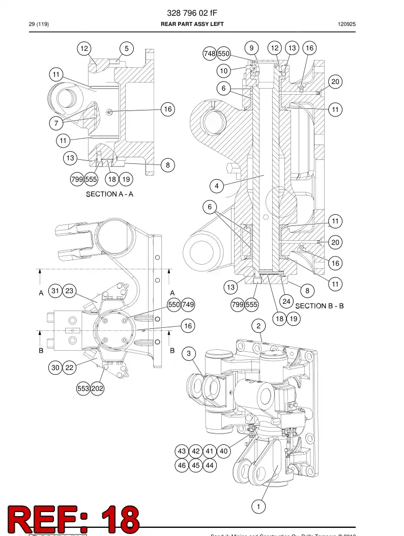 20795808b 207 958 08b SHIM 0,1 - Sandvik Technical Drawing